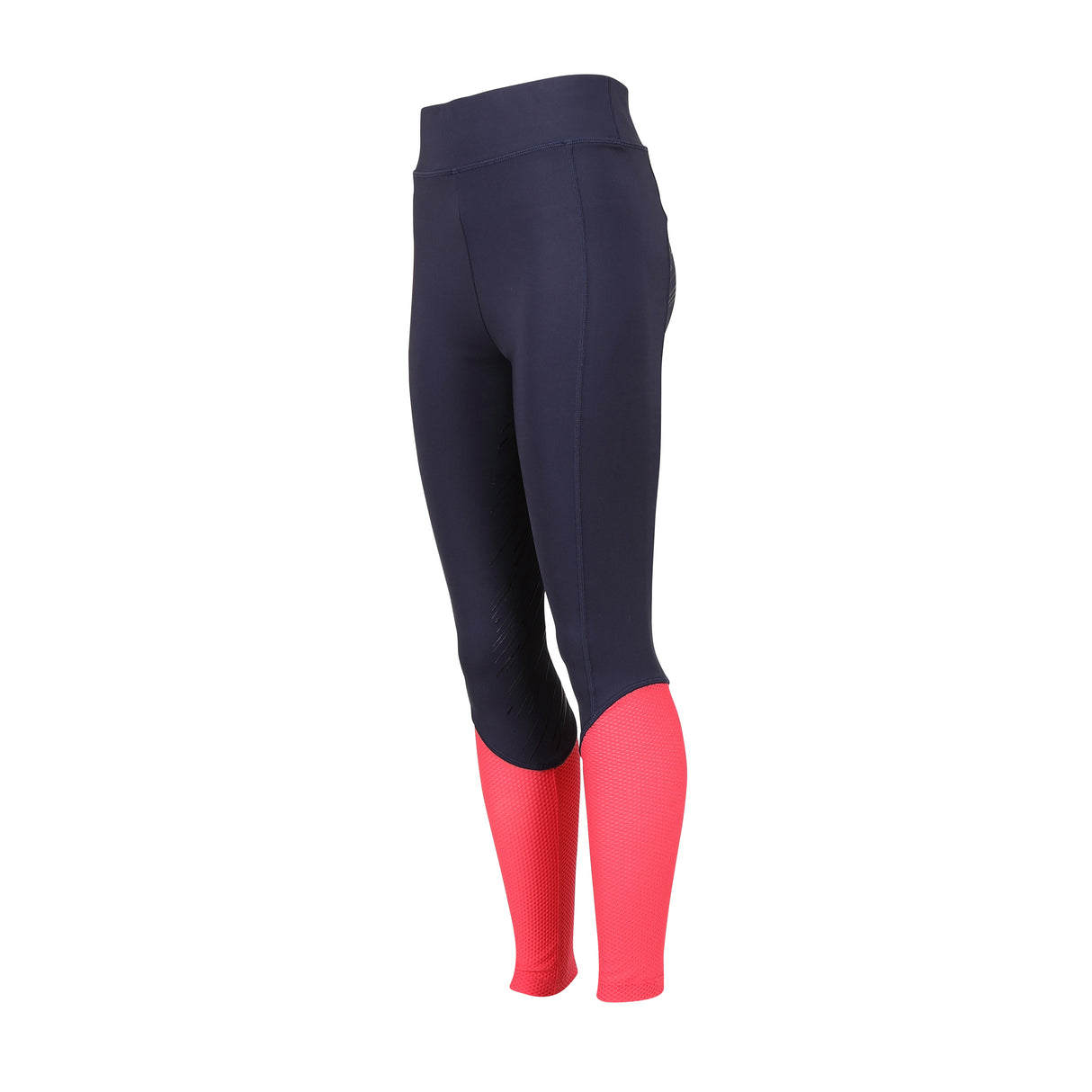 Shires Aubrion Maids Rhythm Mesh Riding Tights #colour_navy-blue