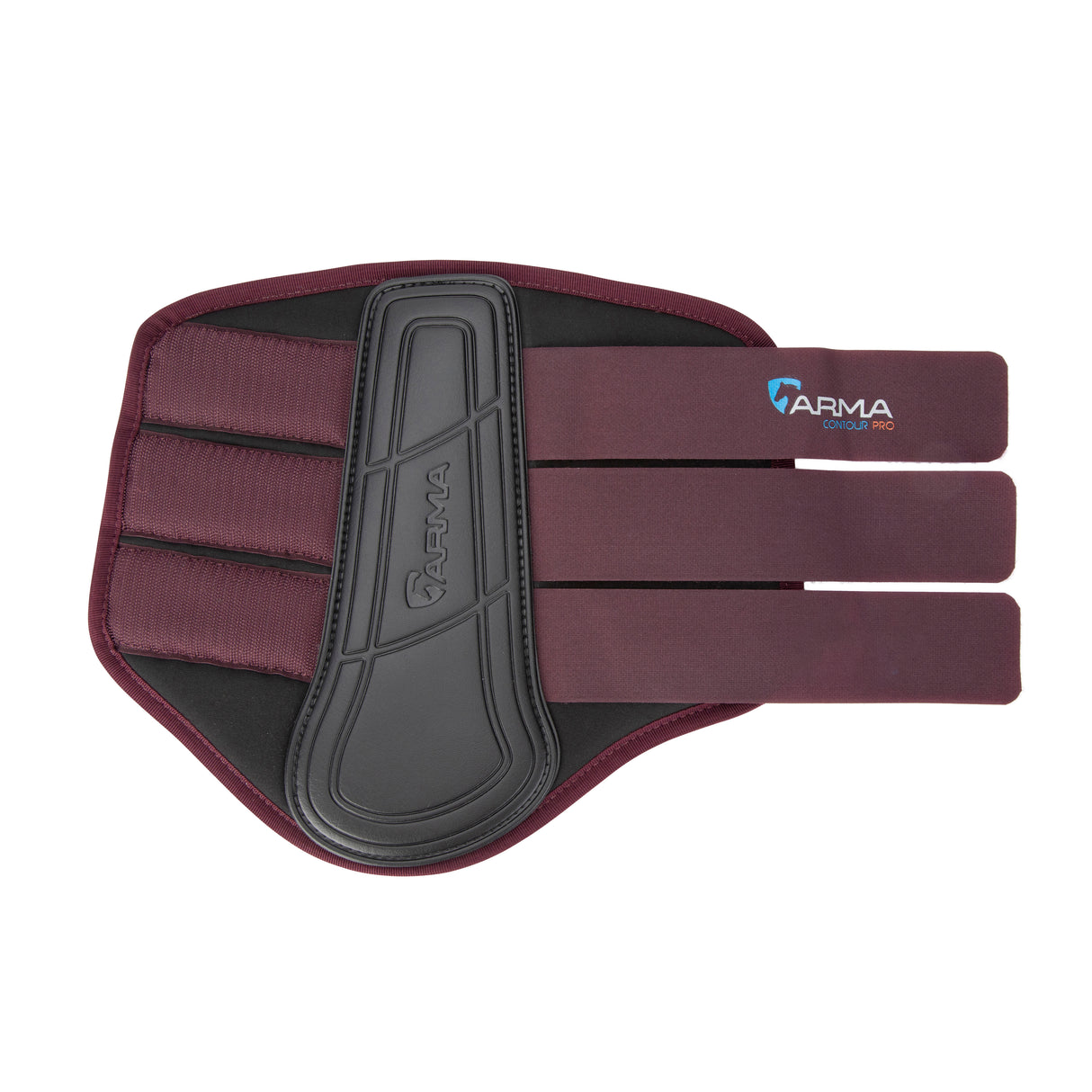 Shires ARMA Contour Pro Brushing Boots #colour_black-cherry