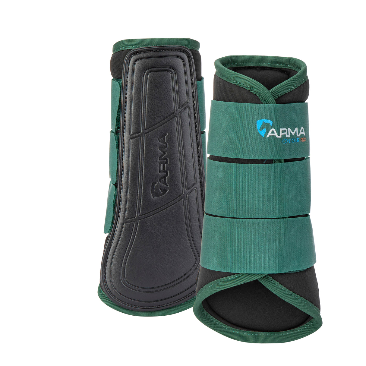 Shires ARMA Contour Pro Brushing Boots #colour_green