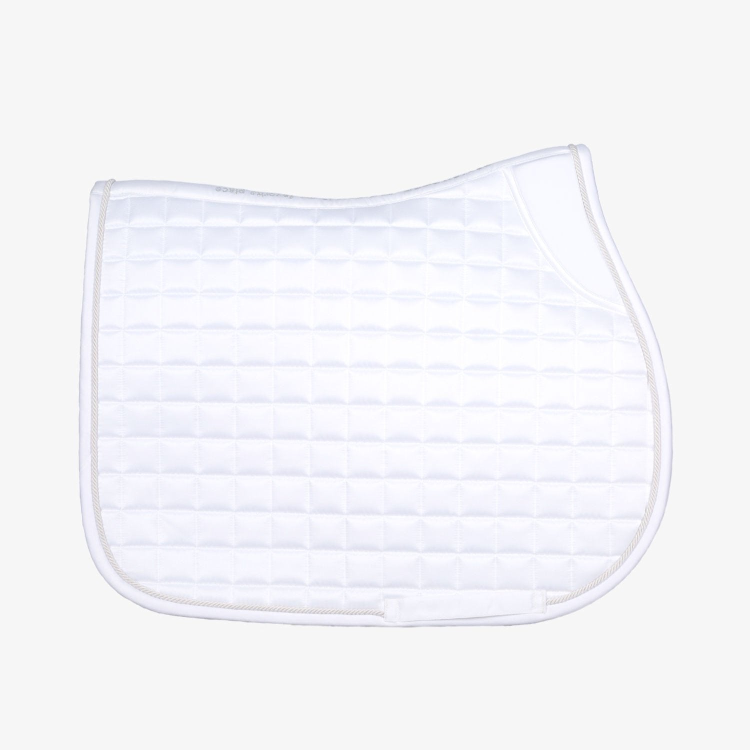 PS of Sweden Classic Quilt Jump Saddle Pad #colour_white