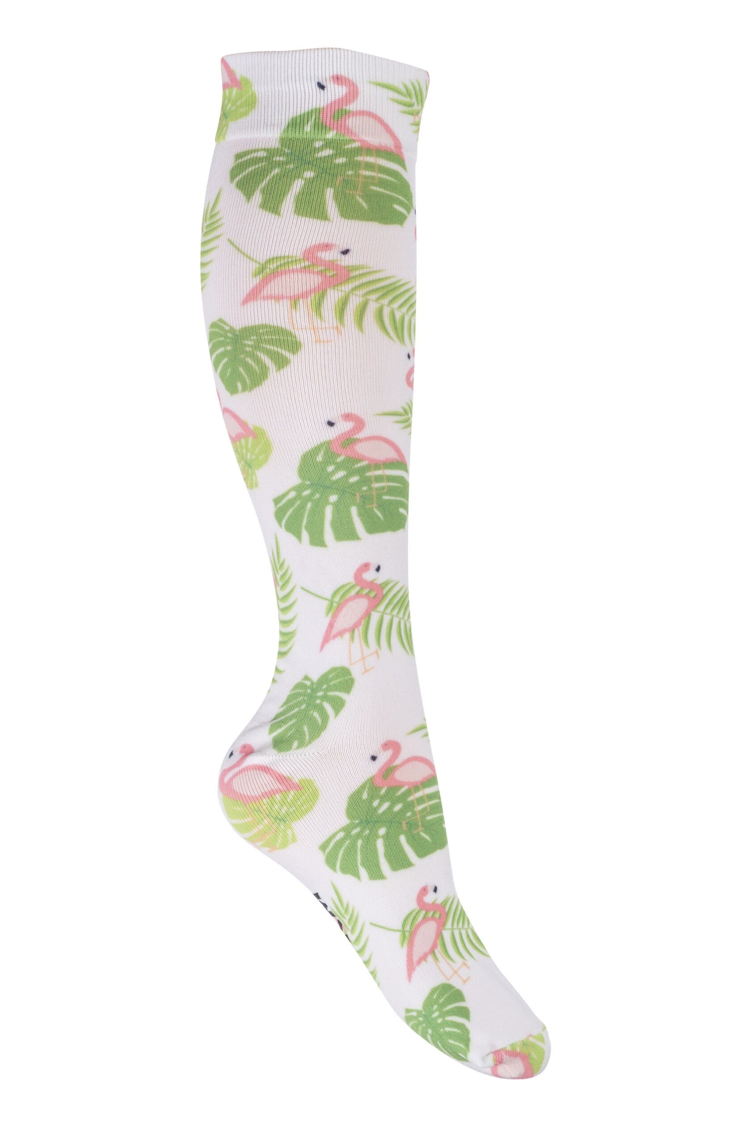 HKM Children's Riding Socks -Arizona- #colour_pink-green