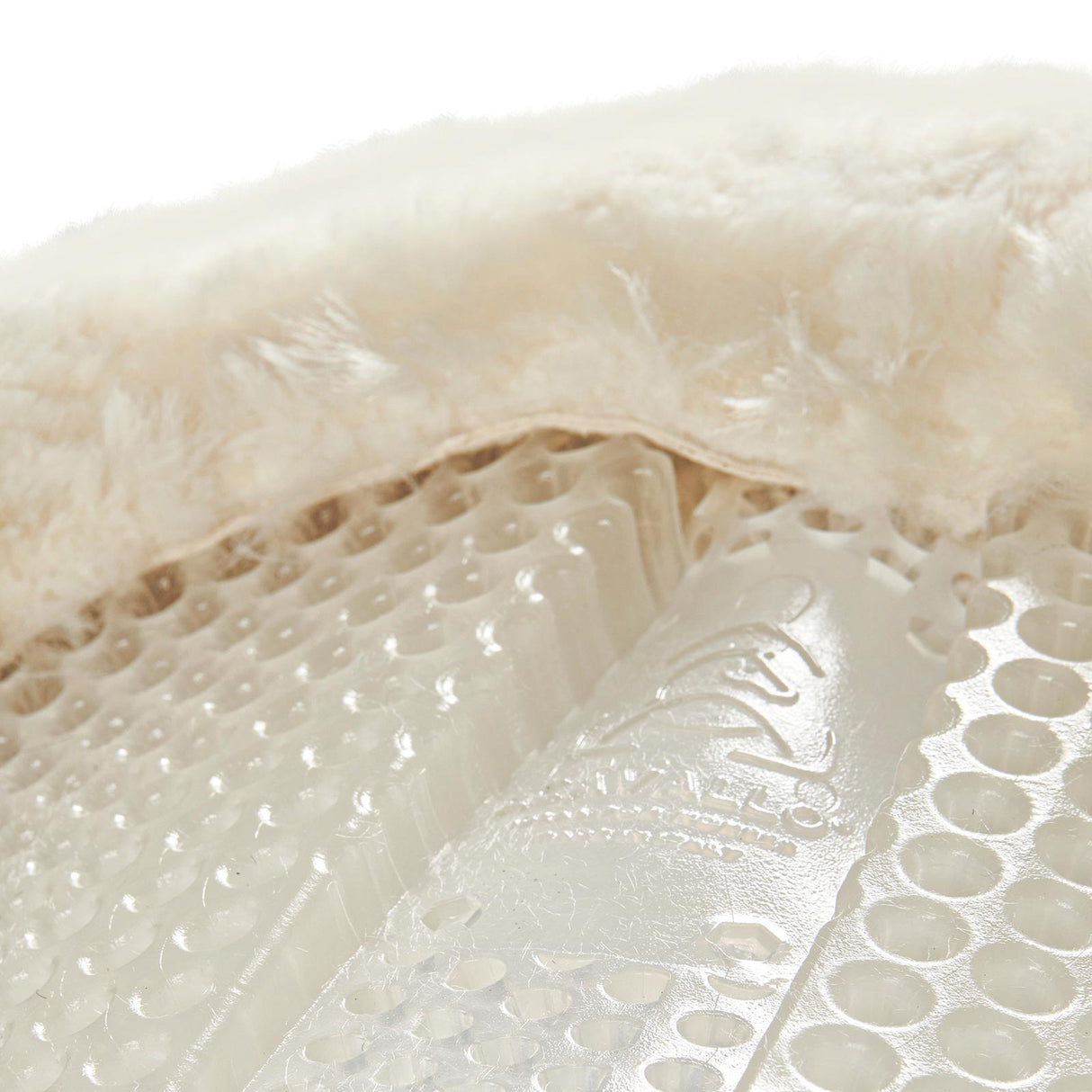 Acavallo Gel Ns-S Classic-S Cut-Out Rear Riser #colour_transparent-natural