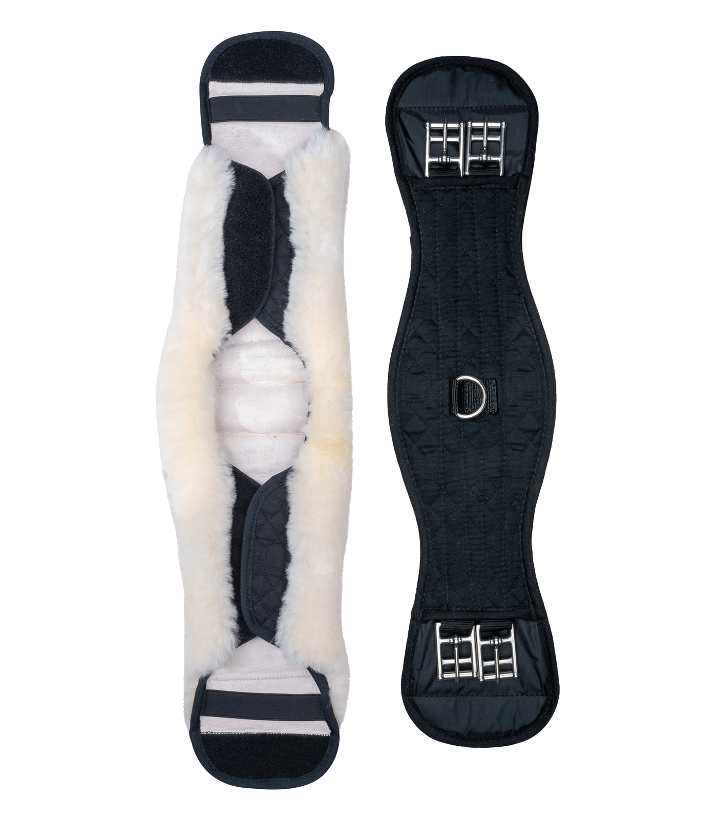 Waldhausen Lambskin Short Girth #colour_black-nature