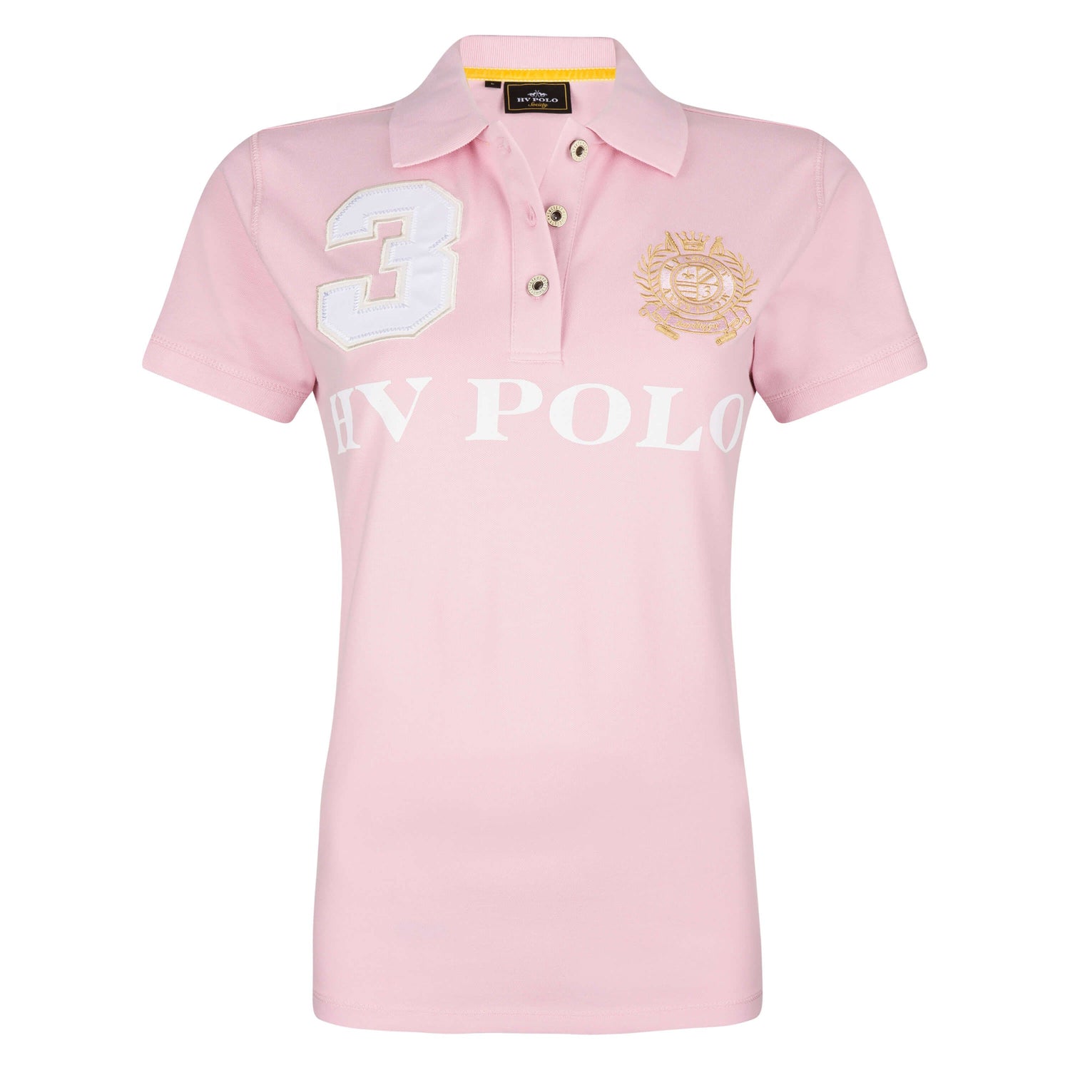 HV Polo Favouritas EQ Short Sleeve Polo Shirt - Pink #colour_pink