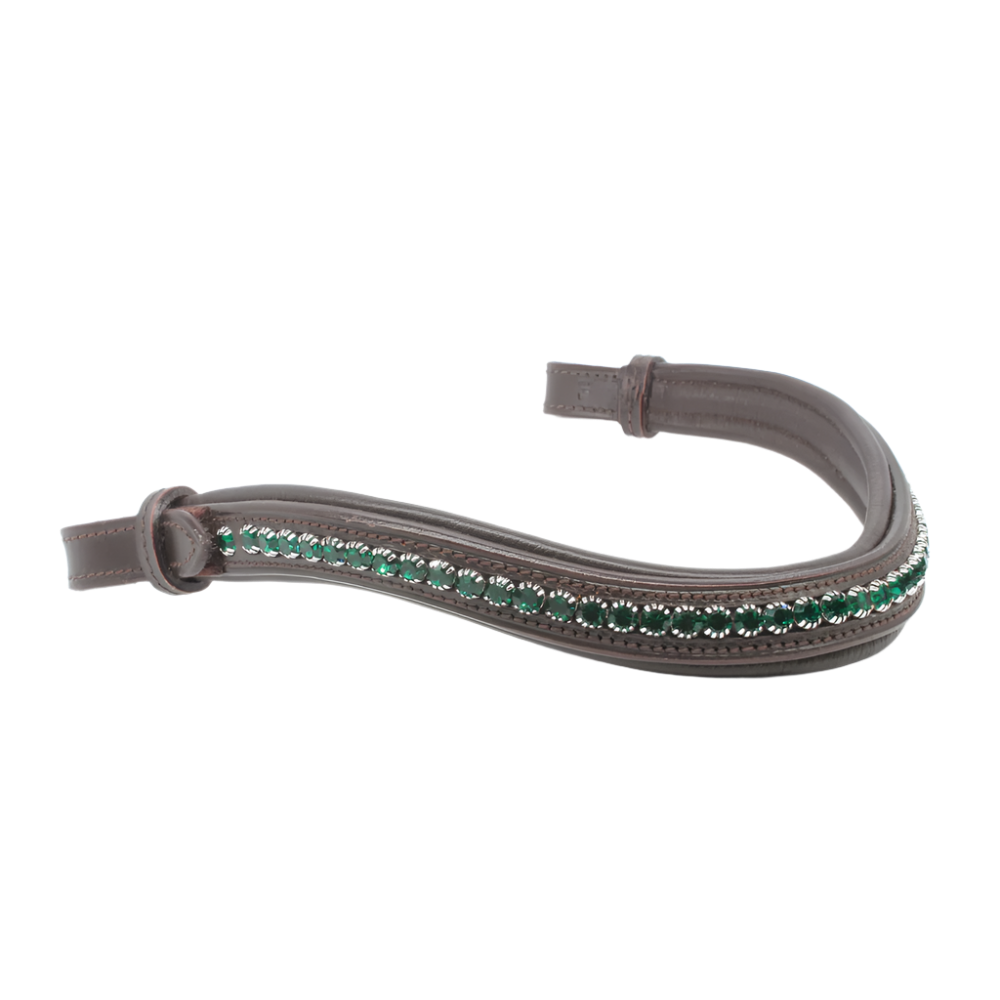 Mackey Emerald Sparkle Browband #colour_brown