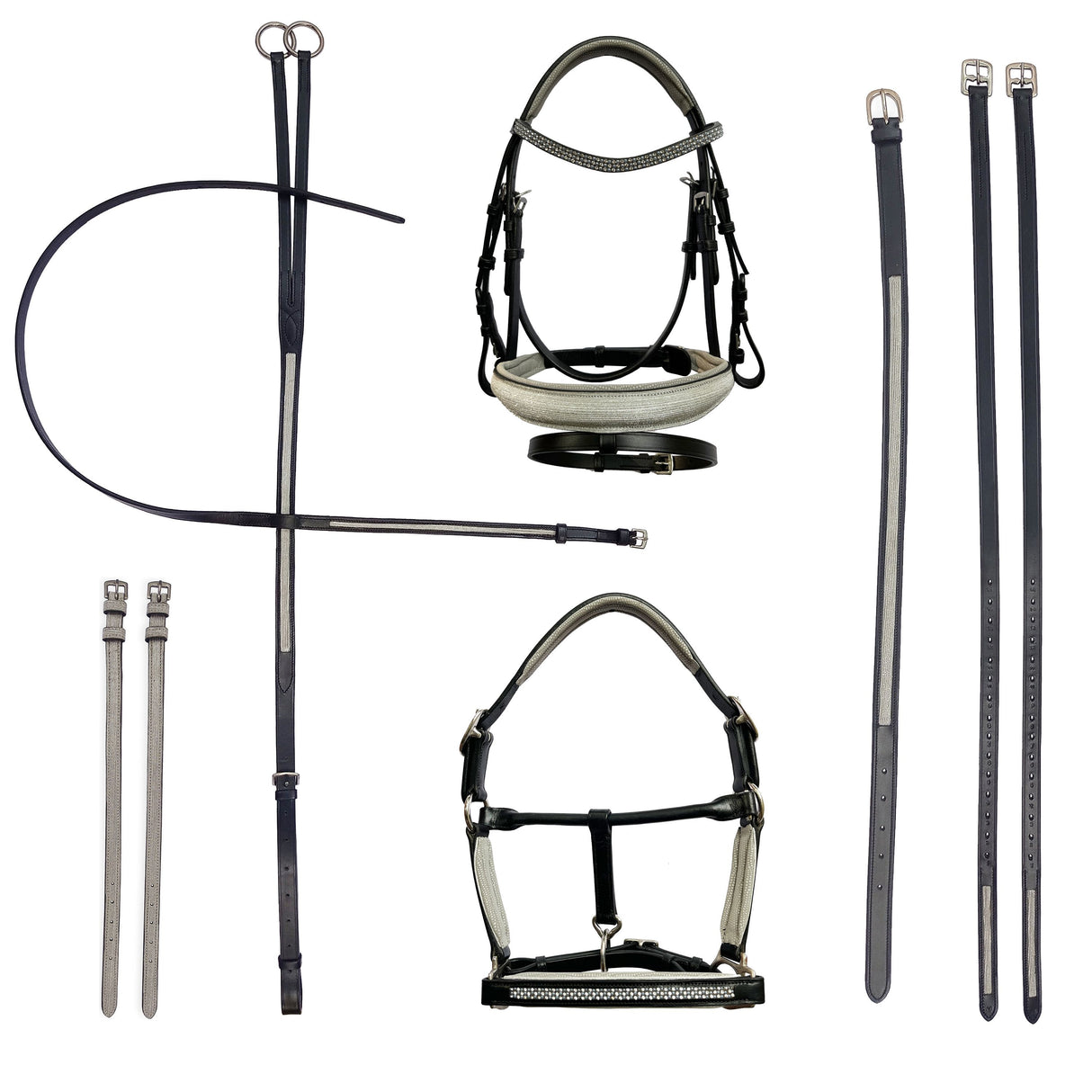 Imperial Riding Rainbow Headcollar #colour_latte