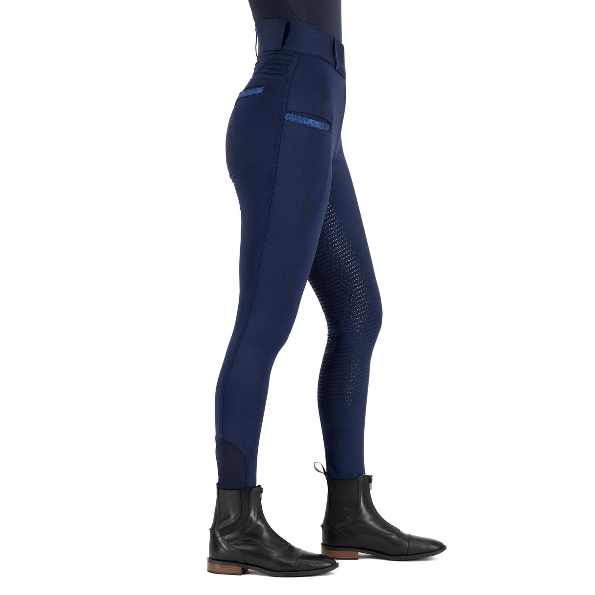 Imperial Riding Women's Comfi Sparks Riding Tights #colour_navy