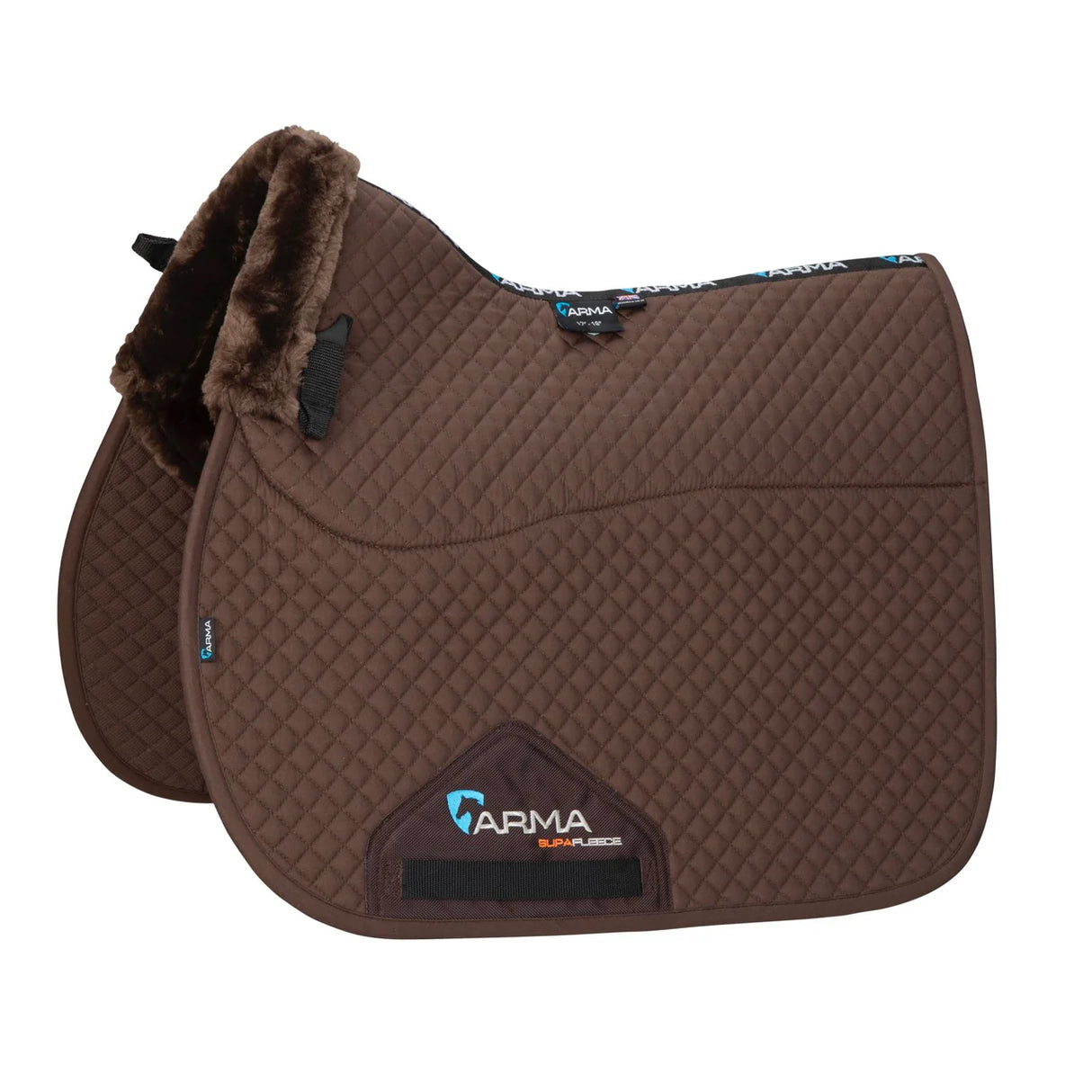 Shires Performance Supafleece Saddlecloth #colour_brown