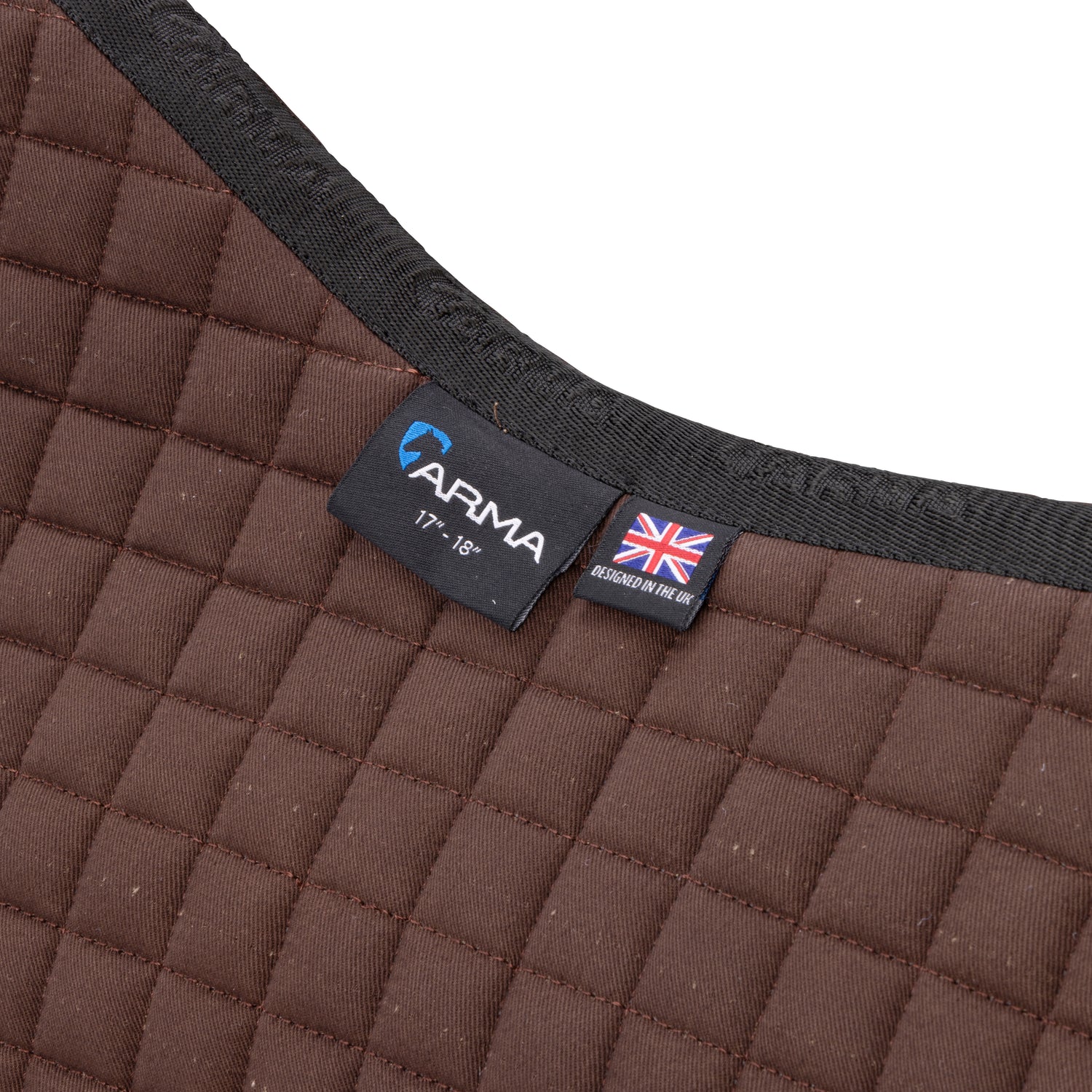 Shires ARMA Deluxe Cotton Saddlecloth #colour_brown