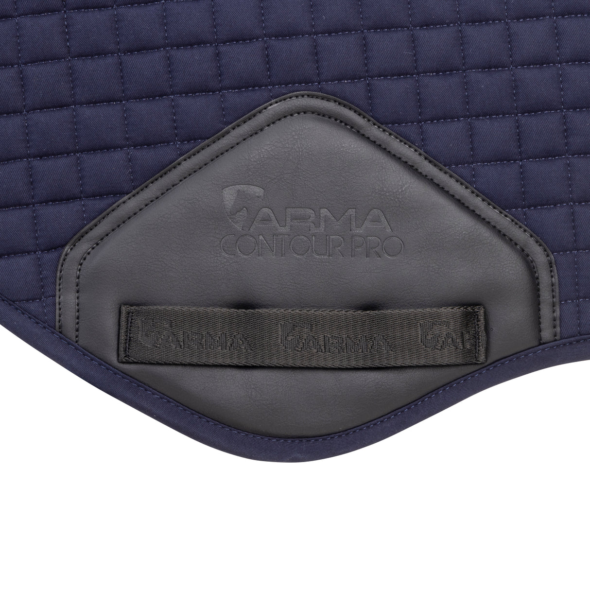 Shires ARMA Deluxe Cotton Jump Saddlecloth #colour_navy