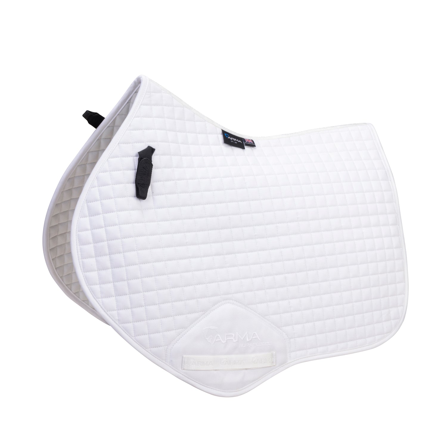 Shires ARMA Deluxe Cotton Jump Saddlecloth #colour_white