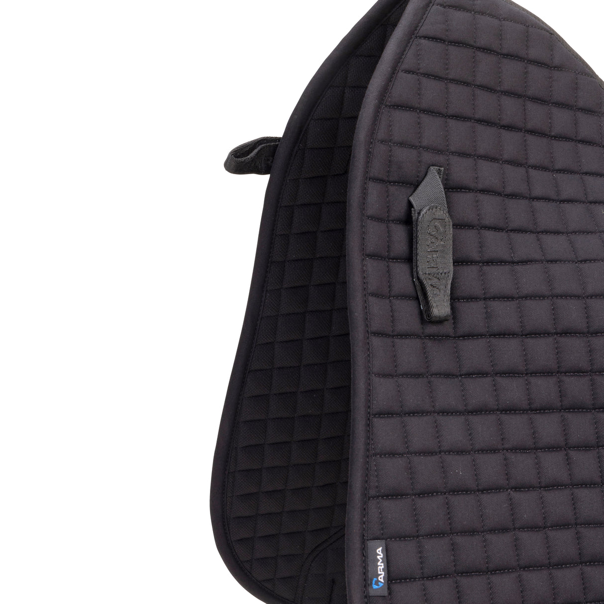 Shires ARMA Deluxe Cotton Dressage Saddlecloth #colour_black