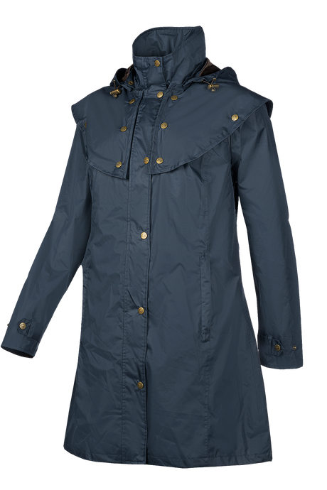 Baleno Worcester Ladies Raincoat #colour_navy-blue