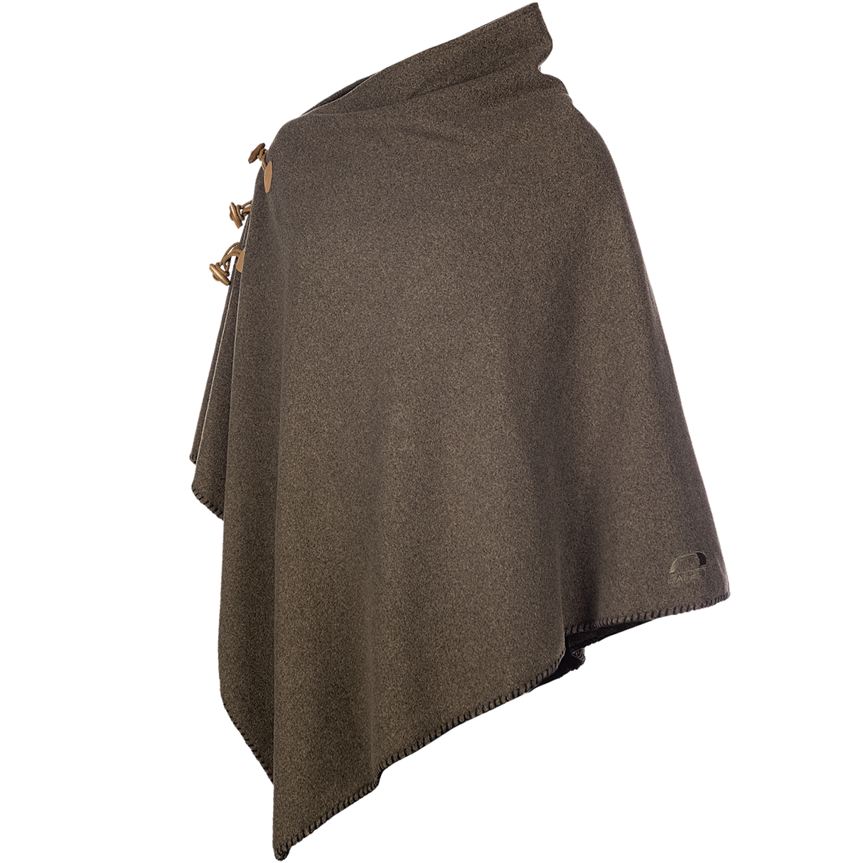 Baleno Elite Fleece Poncho #colour_moss-green