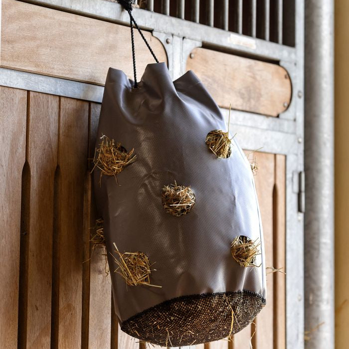Waldhausen Hay Bag With Mesh Bottom #colour_grey