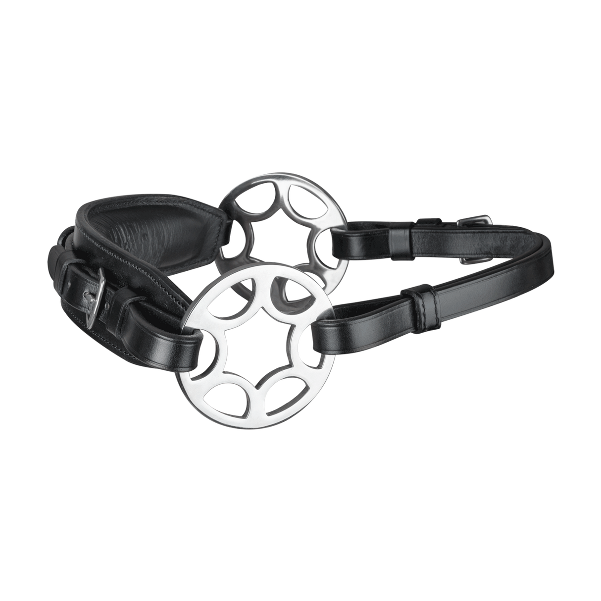 Waldhausen Bitless Bridle Sensitive With Wheel #colour_black