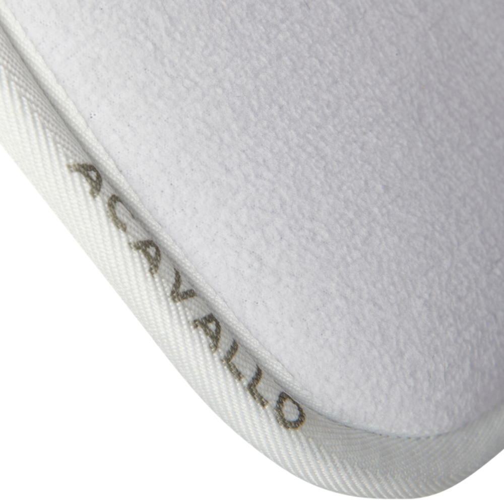 Acavallo Pad MF WFS Suede Hexagonal Gel Front Riser #colour_white
