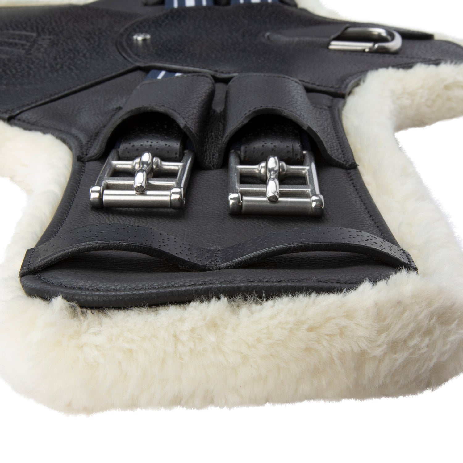 Shires Velociti Lusso Elite Short Stud Girth #colour_black