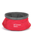 Mountain Paws Collapsible Dog Water Bowl #colour_red