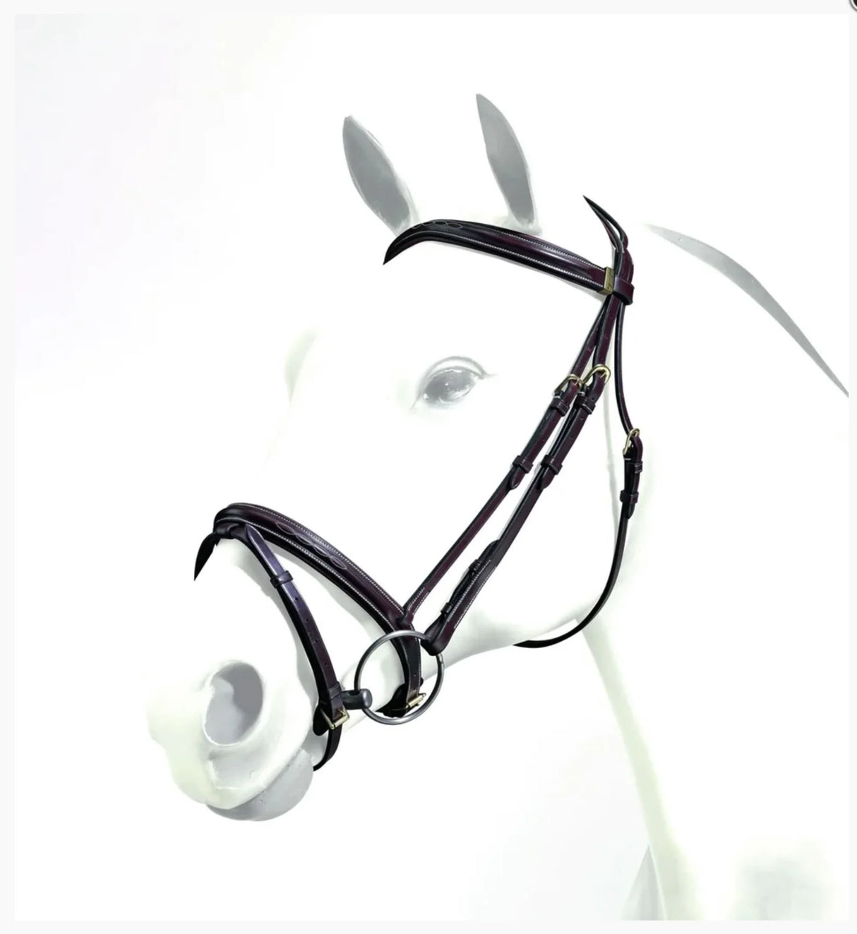 Equipe Emporio Flash Bridle - No Reins #colour_black