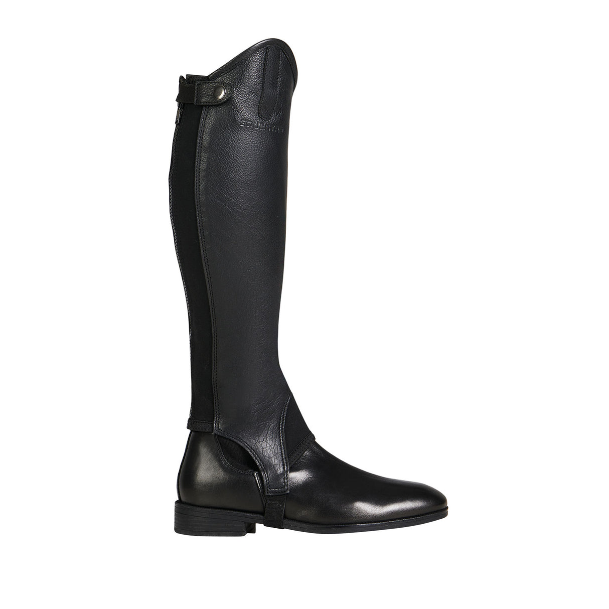 Equestro Unisex Gaiters With Silicone Inserts #colour_black