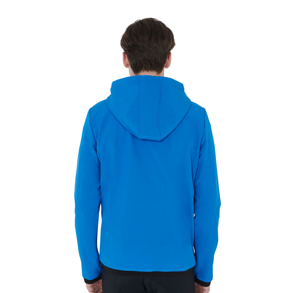 Equestro Men's Slim Fit Softshell Jacket With Internal Fleece #colour_royal-blue