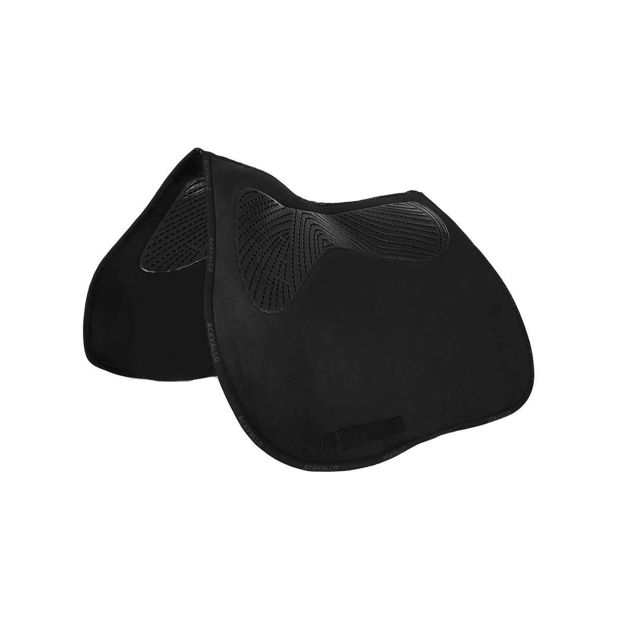 Acavallo Saddle Pad JS CW-CS Twin Sided Gel Grip #colour_black