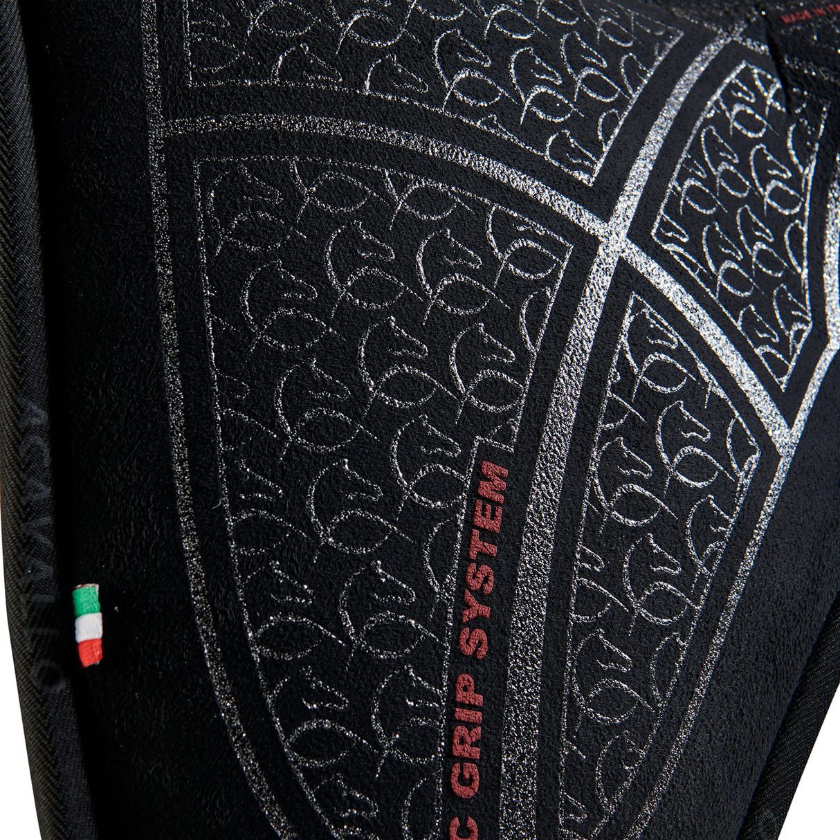 Acavallo Pad Mf Jccs Cw-Cs Suede Ac Grip Flat #colour_black-silver