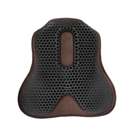 Acavallo Ortho-Coccyx Seat Saver Jumping Hexagonal Gel-Out Dri-Lex 20mm #colour_brown