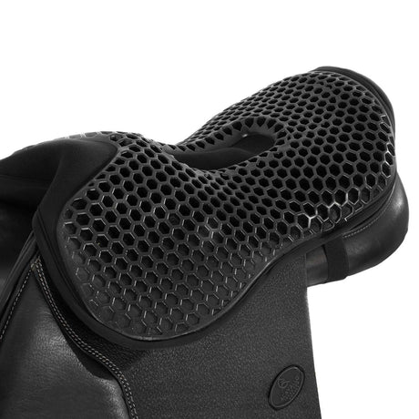 Acavallo Ortho-Pubis Seat Saver Jumping Hexagonal Gel-Out Dri-Lex 20mm #colour_black