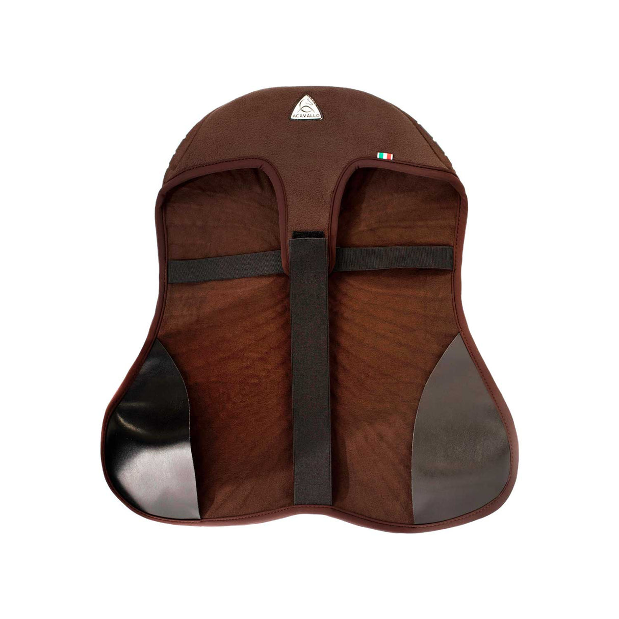 Acavallo Standard Seat Saver Dressage Air Plus Gel-Out Dri-Lex 10mm #colour_brown