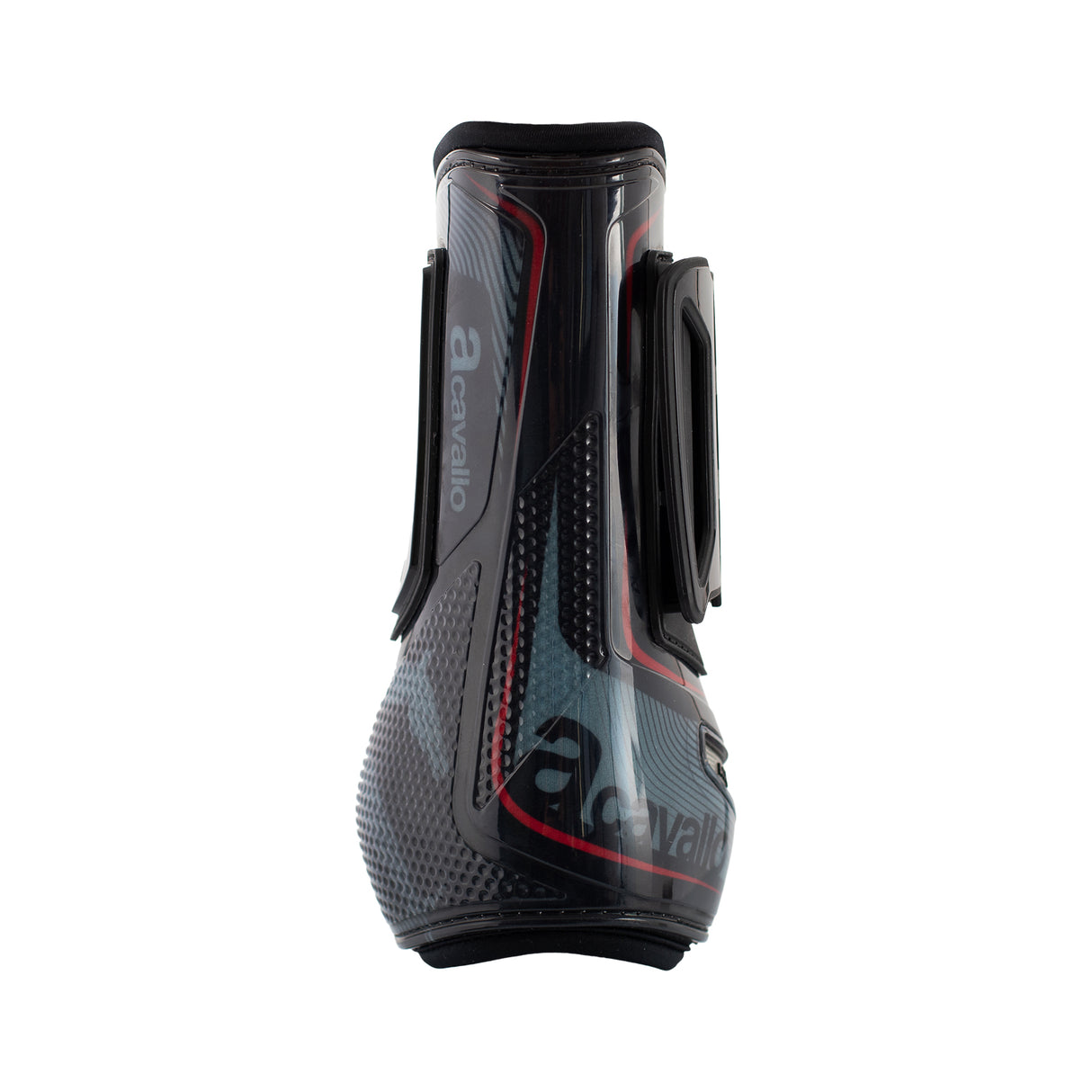 Acavallo Opera Gel Tendon Boots E-Click Fastening #colour_black
