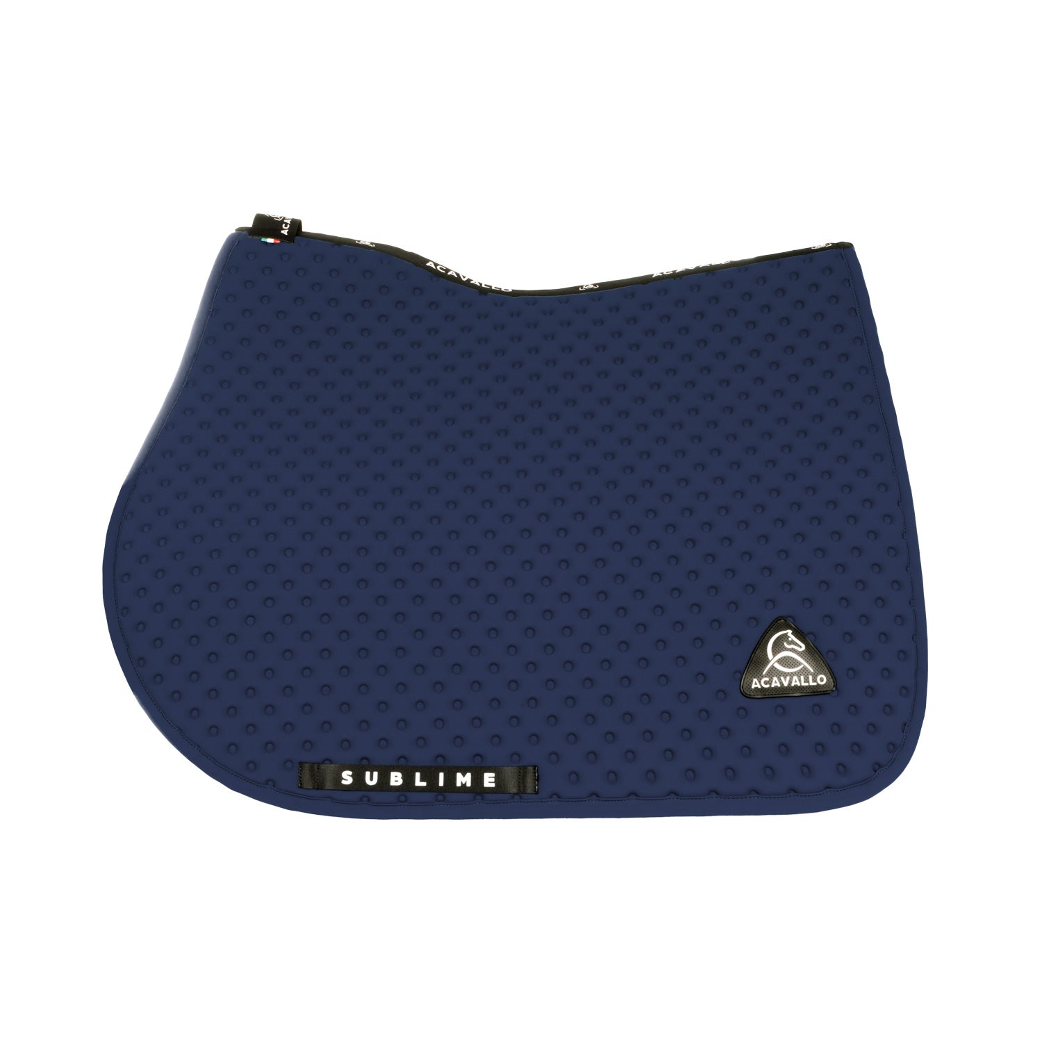 Acavallo Point Jumping Saddle Pad #colour_blue