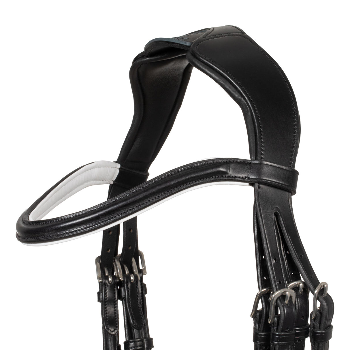 Acavallo Giocanda Bridle Calfskin & Double Reins #colour_black