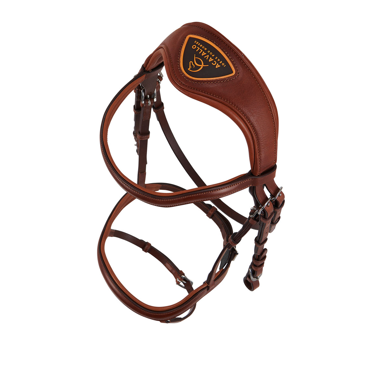 Acavallo Allegoria Anatomic Bridle #colour_cognac