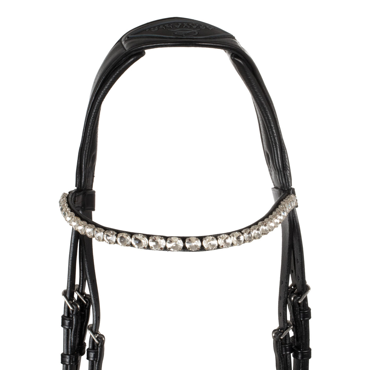 Acavallo Starry Night Calfskin Bridle #colour_black