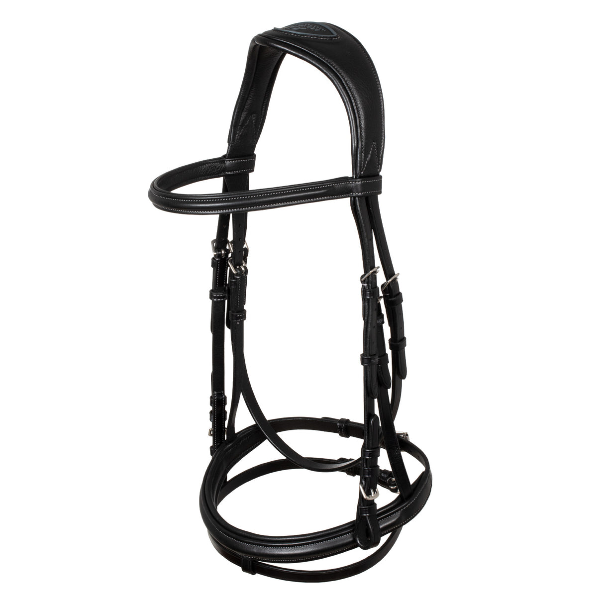 Acavallo Guernica Calfskin Bridle #colour_black