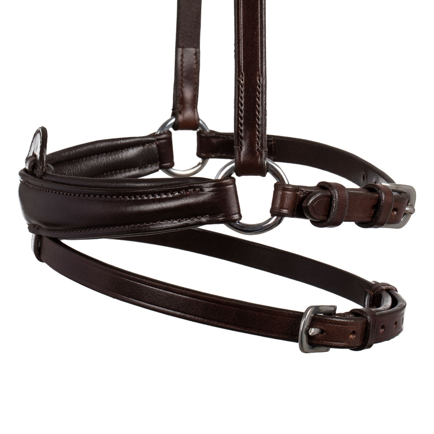 Acavallo Flash Noseband Quick Coupling #colour_brown