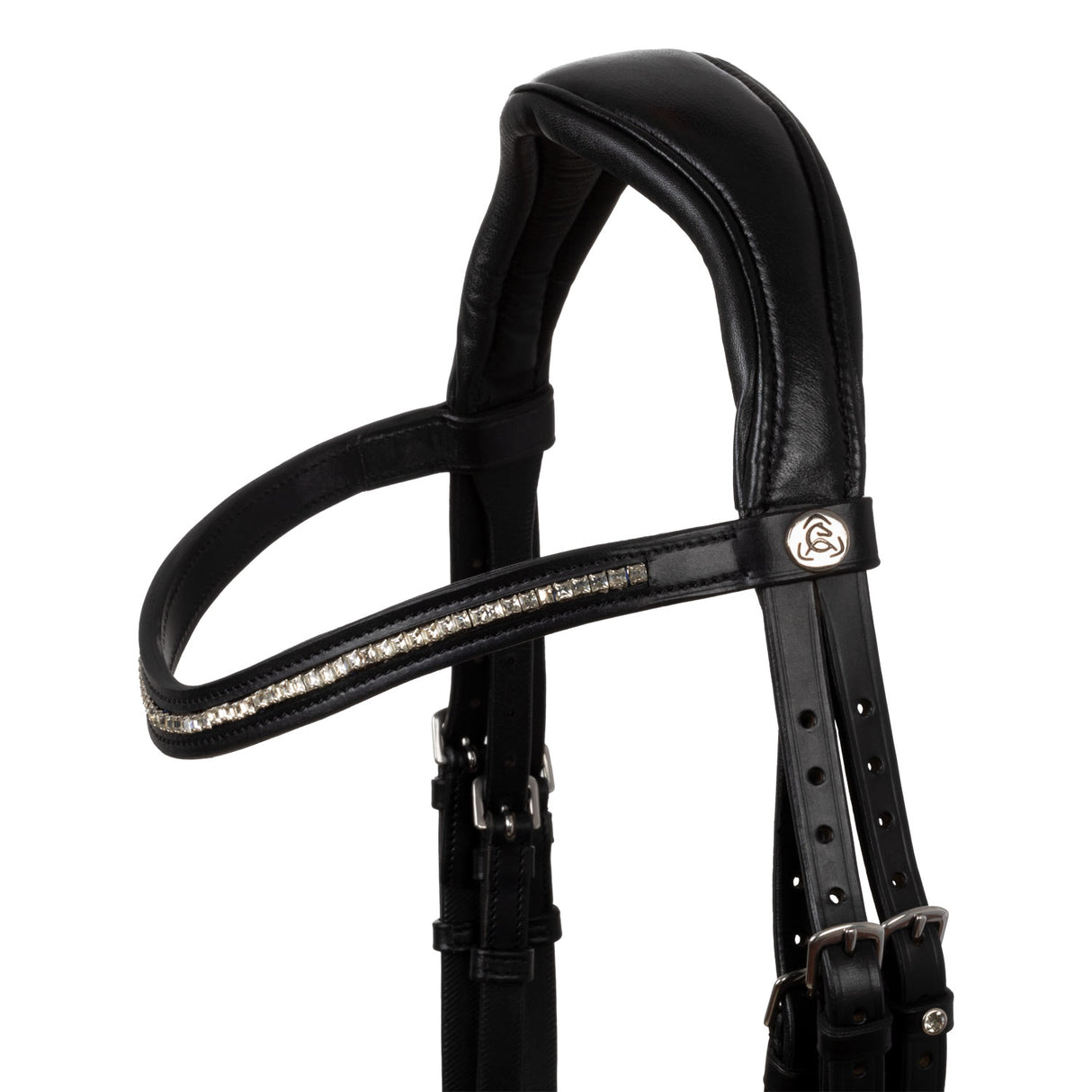 Acavallo Olympia Bridle Calfskin #colour_black