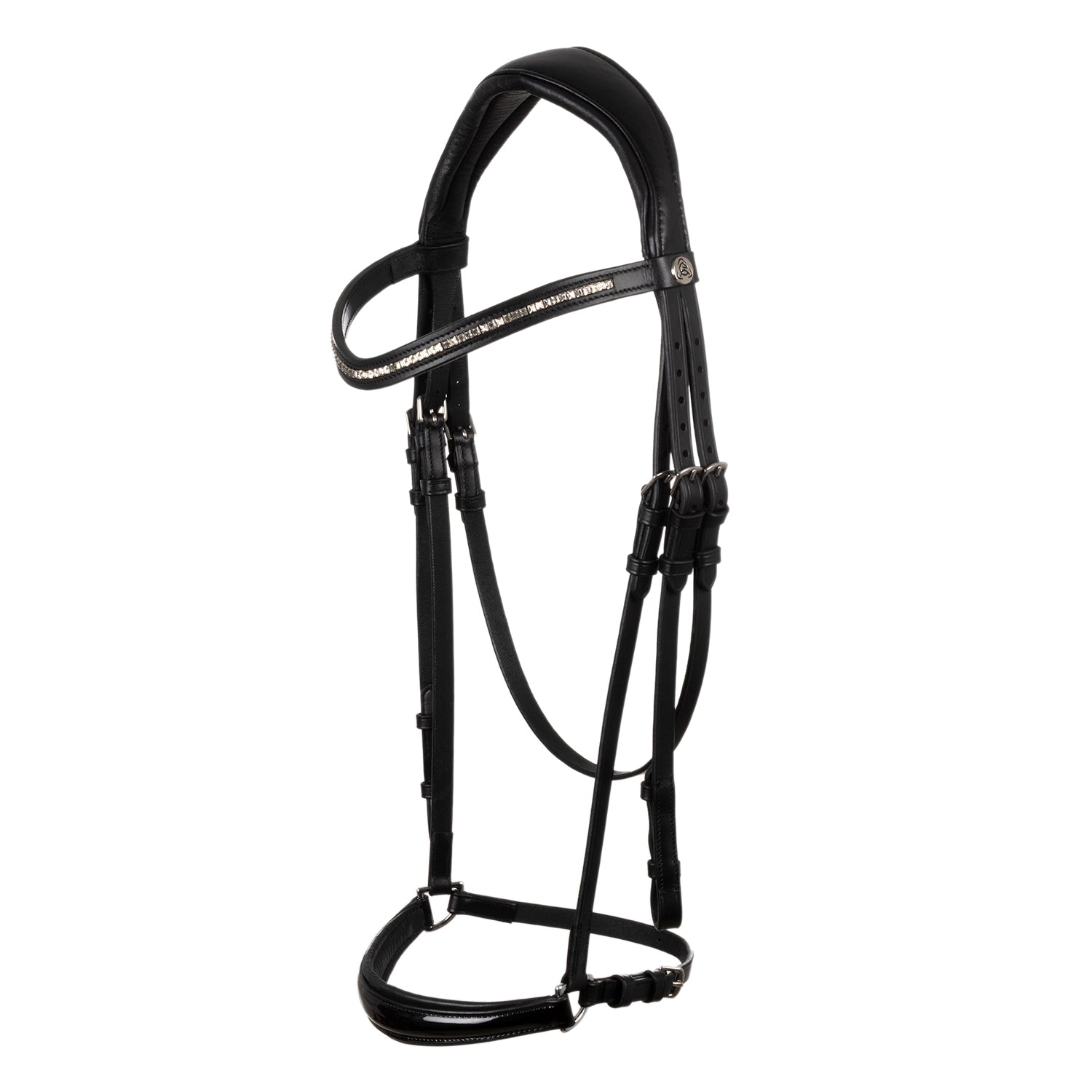 Acavallo Dama Bridle Calfskin #colour_black