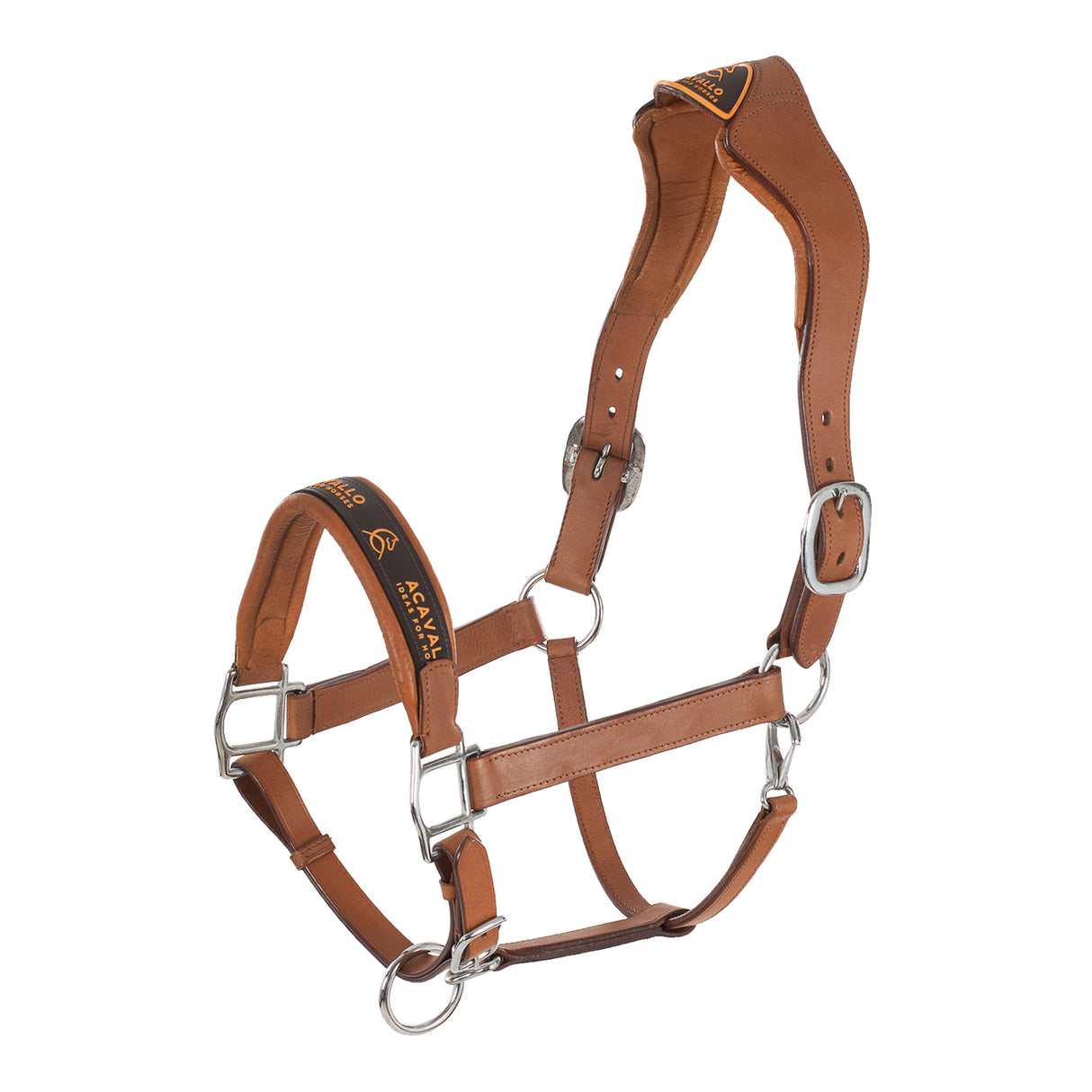 Acavallo Ergonomic Halter Calfskin #colour_cognac