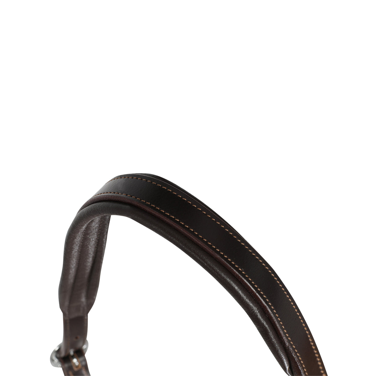 Acavallo Halter Anatomical Leather Rope Noseband #colour_brown