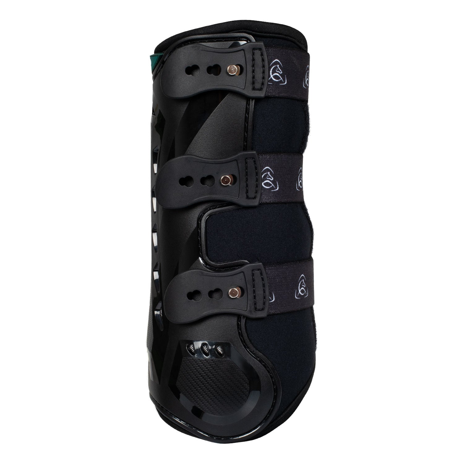 Acavallo Anatomical Front Dressage Boots #colour_black