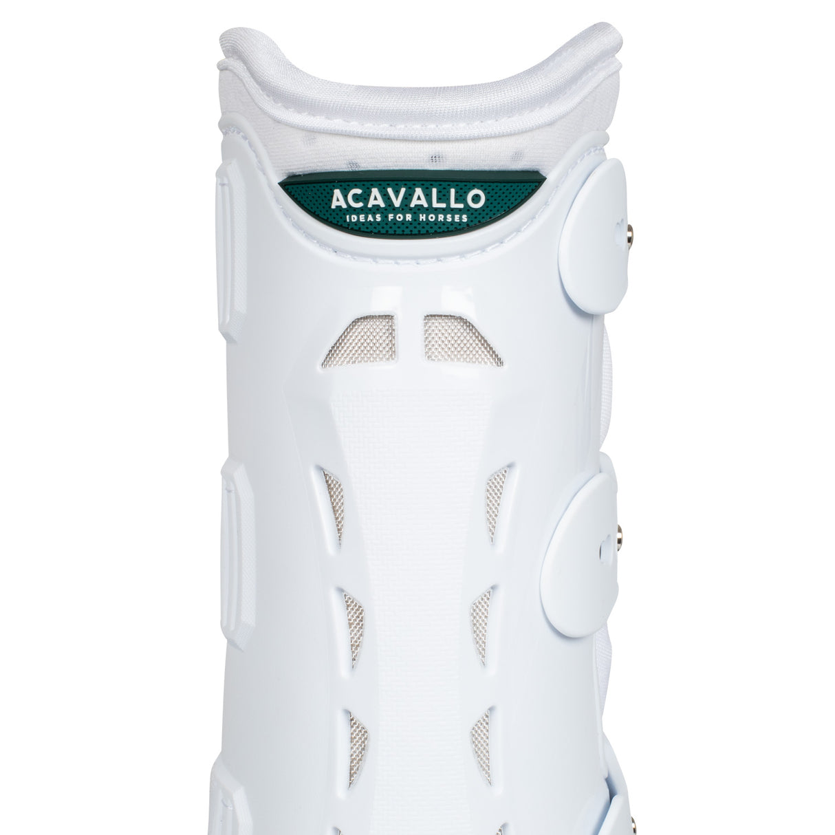 Acavallo Anatomical Hind Dressage Boots #colour_white