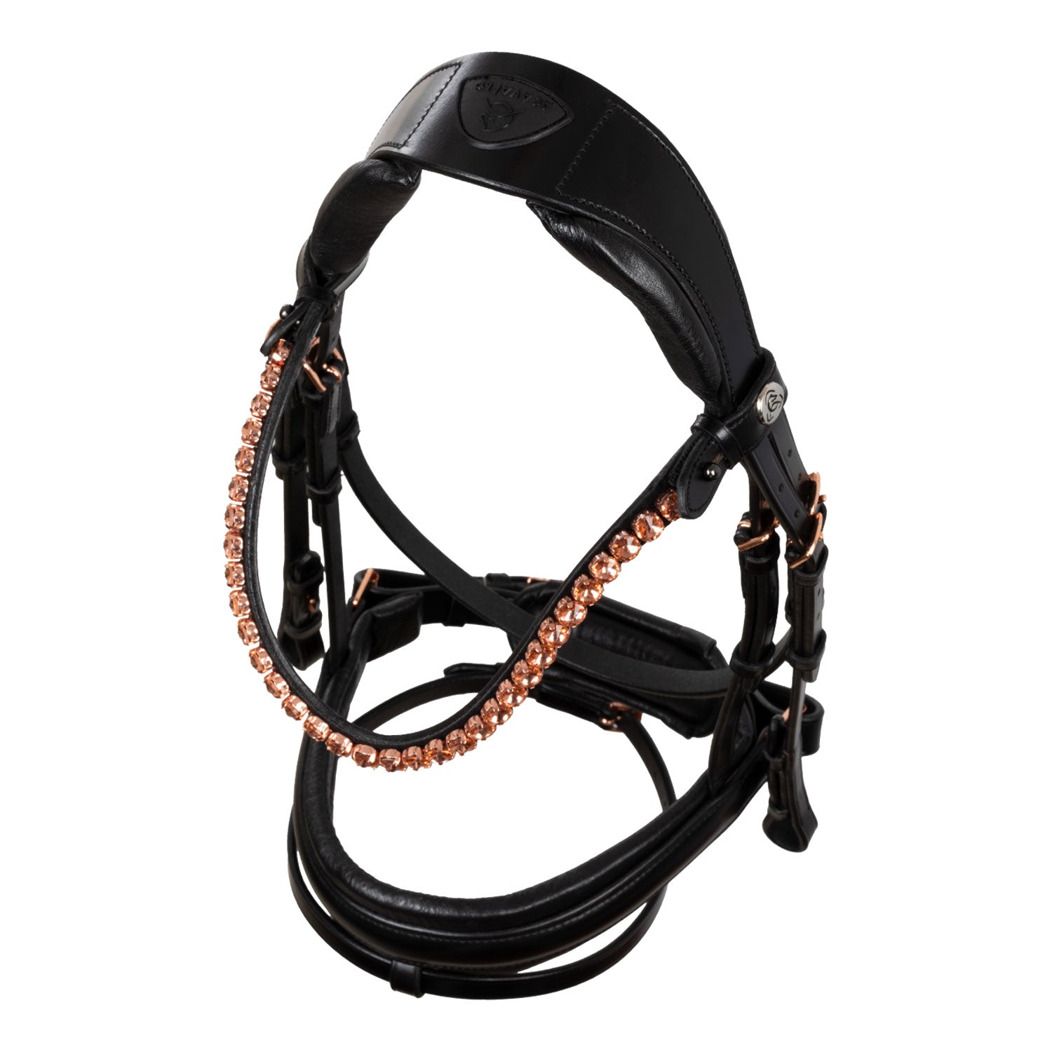 Acavallo Ninfea Bridle Calfskin #colour_black