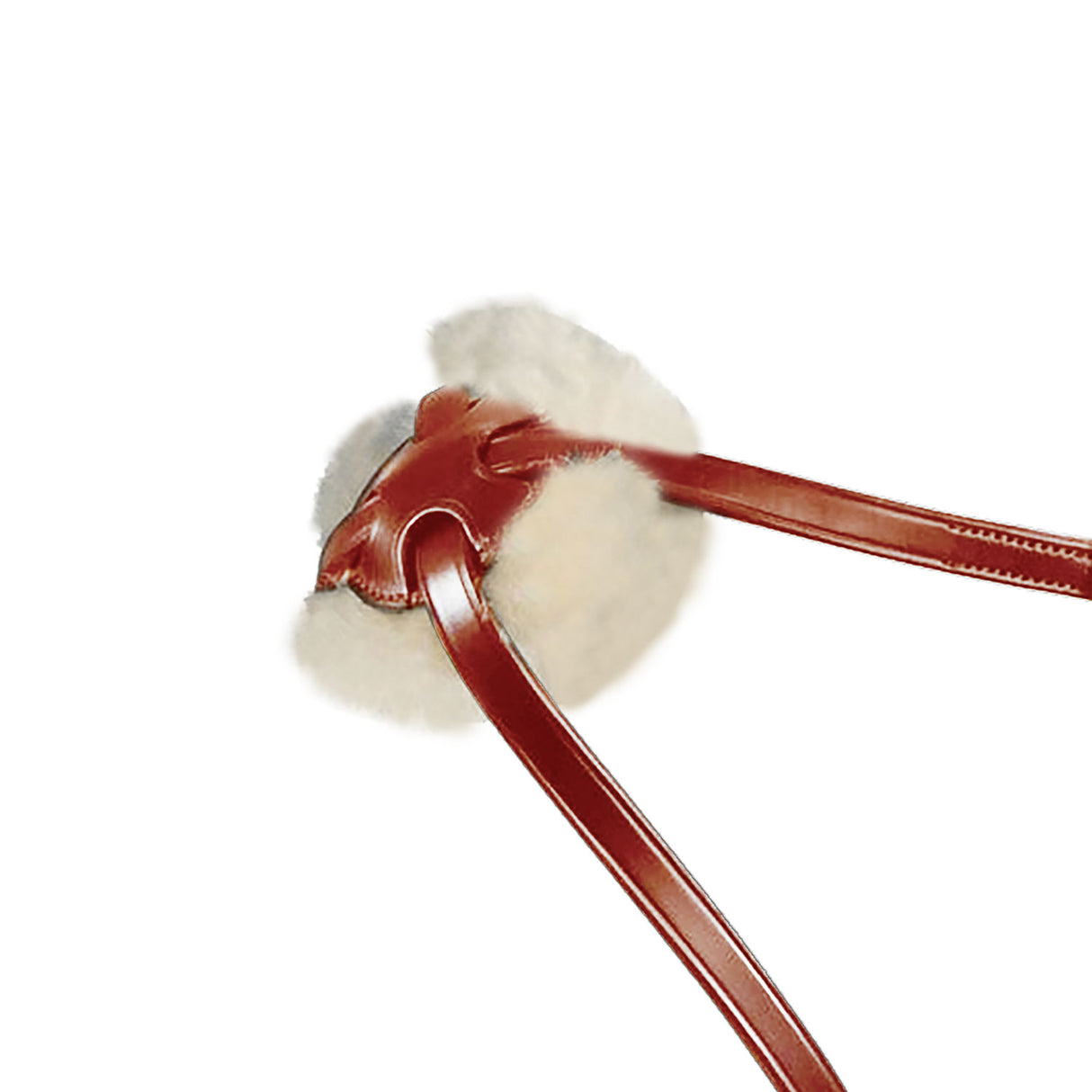 Equestro Leather Figure Eight Noseband Bridle #colour_cognac