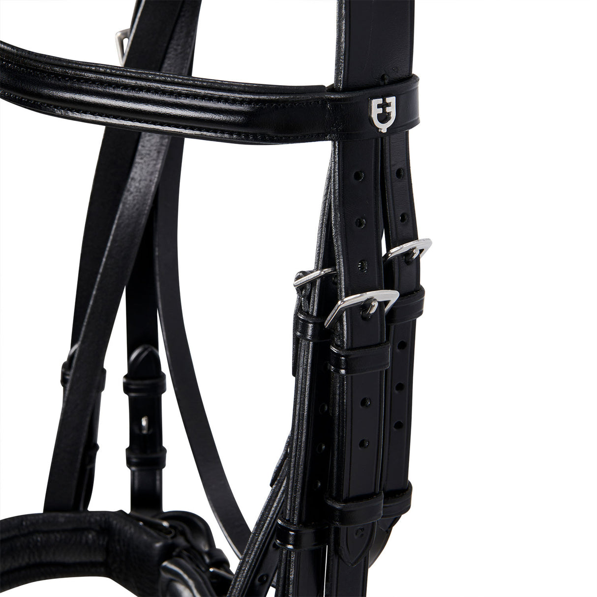 Leather dressage bridle