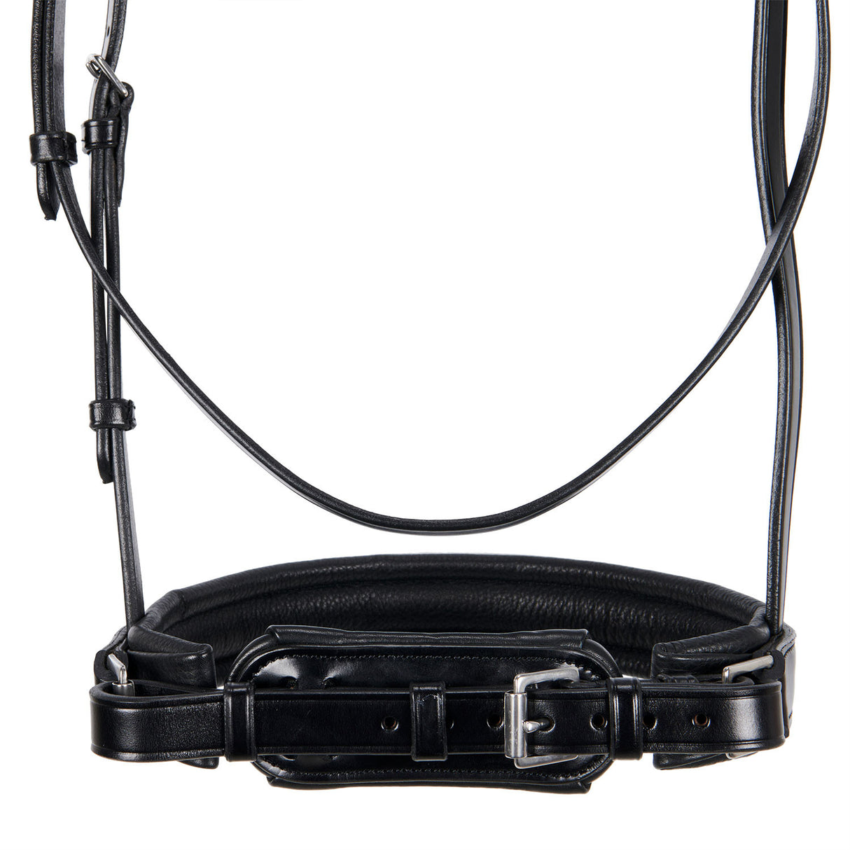 Leather dressage bridle