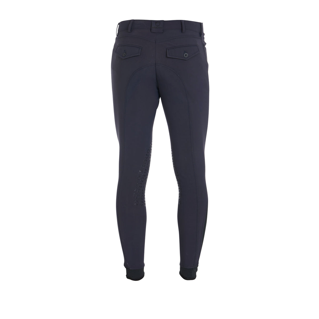 Equestro Men's Slim Fit Grip Breeches With Logo