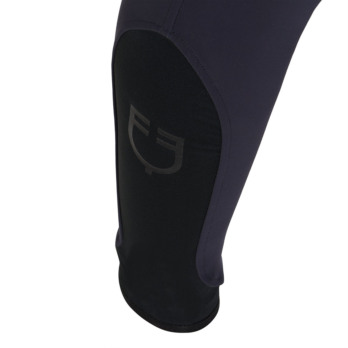 Equestro Men's Slim Fit Grip Breeches With Logo #colour_blue
